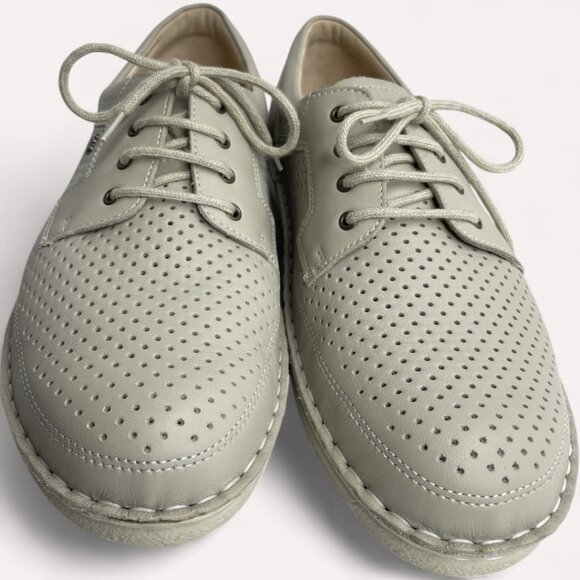 Finn Comfort Shoes Sponarid Leather German Made Women's 8.5 MINT Beige - Picture 7 of 15